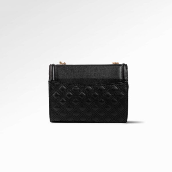 Bolsa Quilted Couro Preto Aura - Image 4