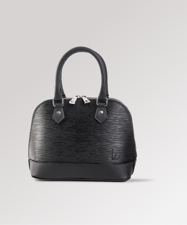 Bolsa Tote Couro preto Maya