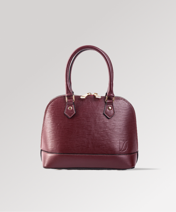 Bolsa Tote Couro Vinho Maya