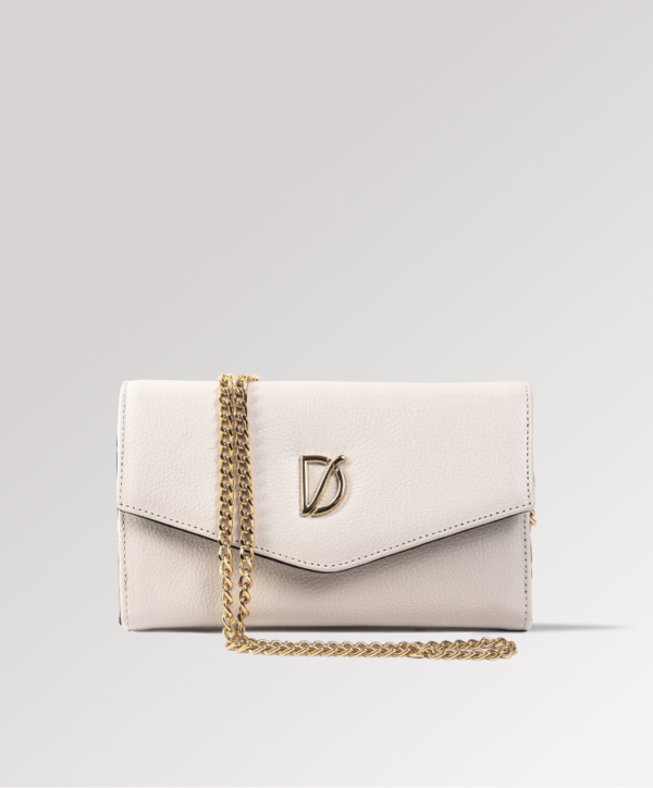 Bolsa Clutch Couro Off - Jade